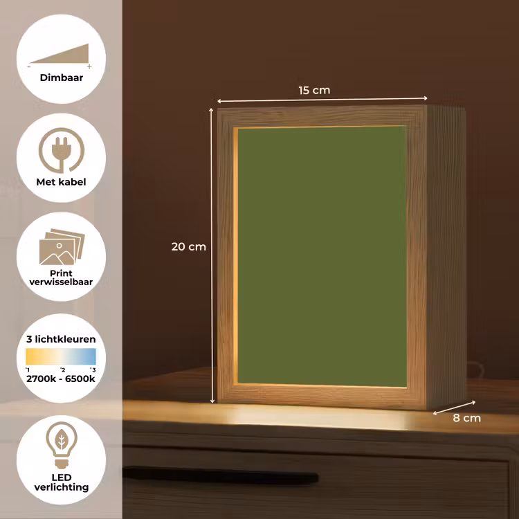 Tafellamp - Olive - Drab - Groen — 7