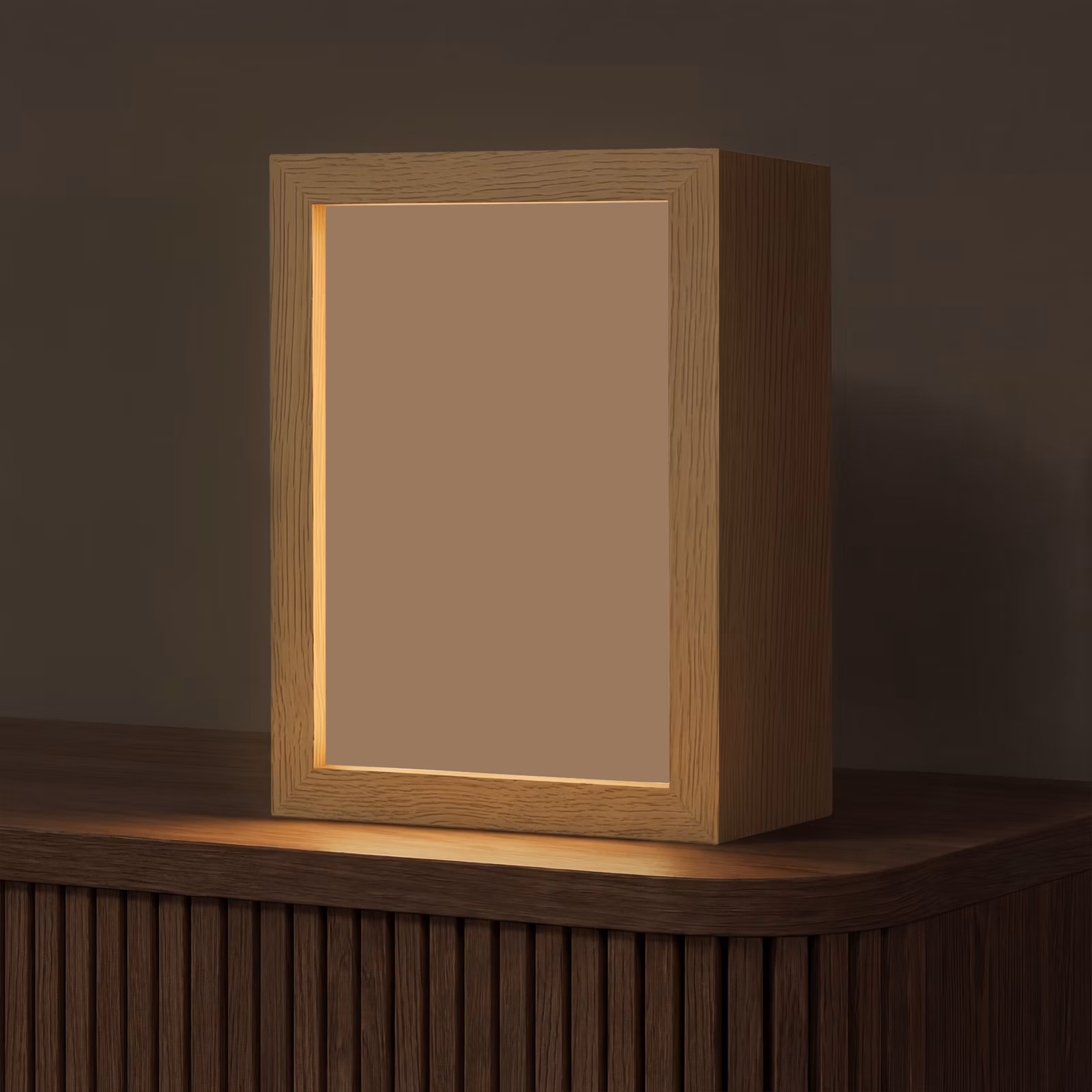 Tafellamp - Soft - Walnut - Bruin — 1