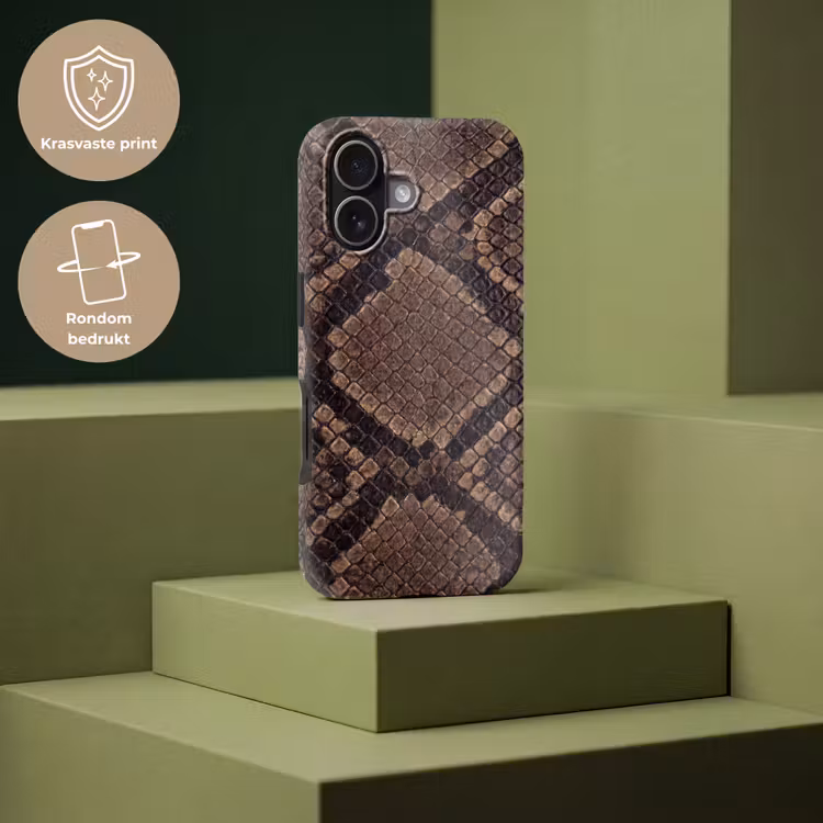 Telefoonhoesje Toughcase - Python - Schubben - Brons — 7
