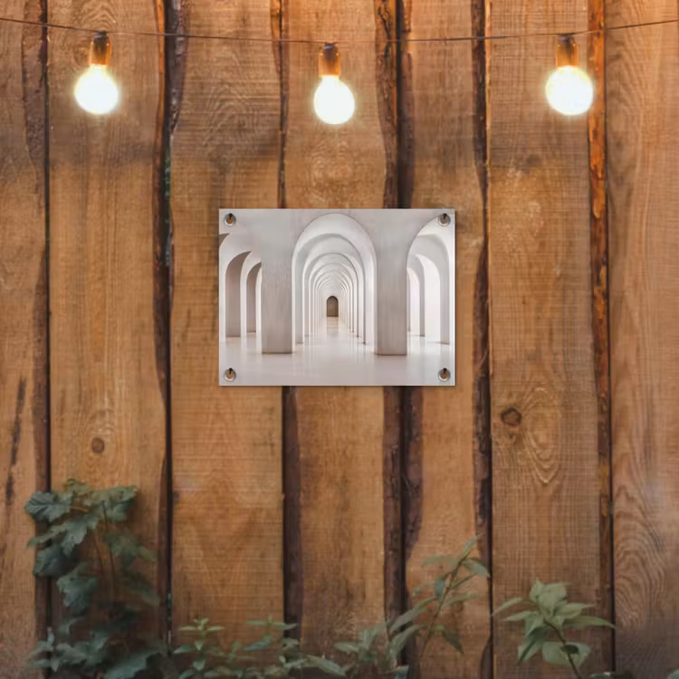 Tuinposter - Hal - Bogen - Symmetrisch - Modern — 2