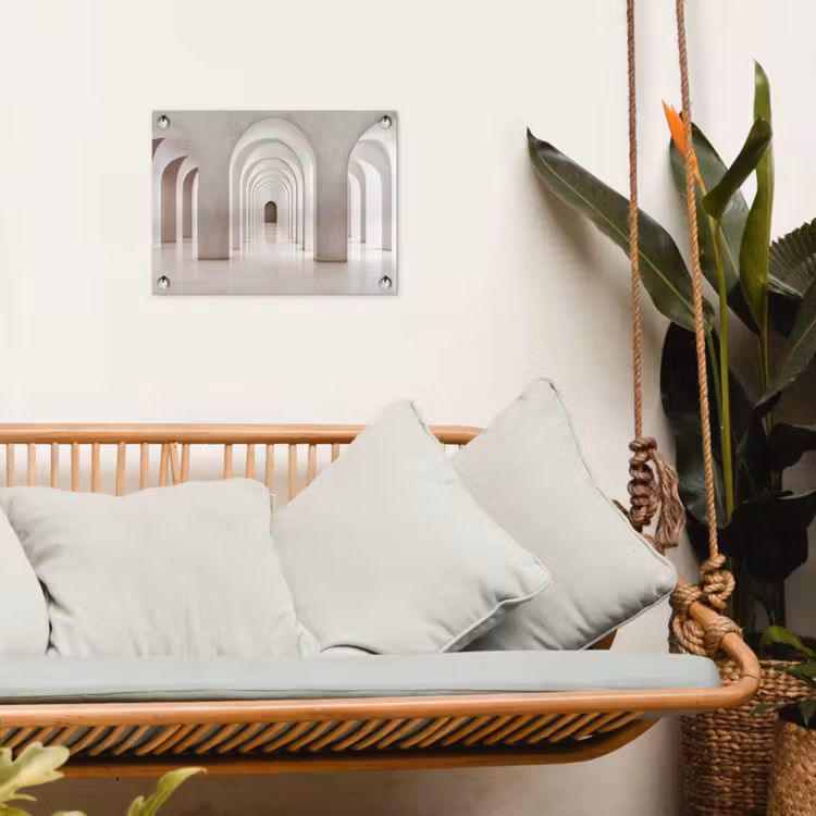 Tuinposter - Hal - Bogen - Symmetrisch - Modern — 5