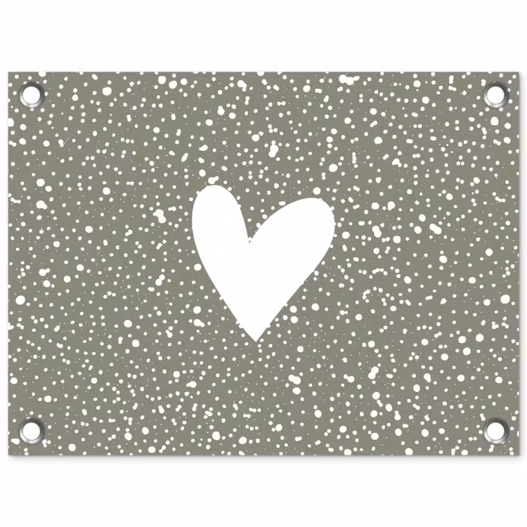 Tuinposter - Hart - Design - Liefde — 1