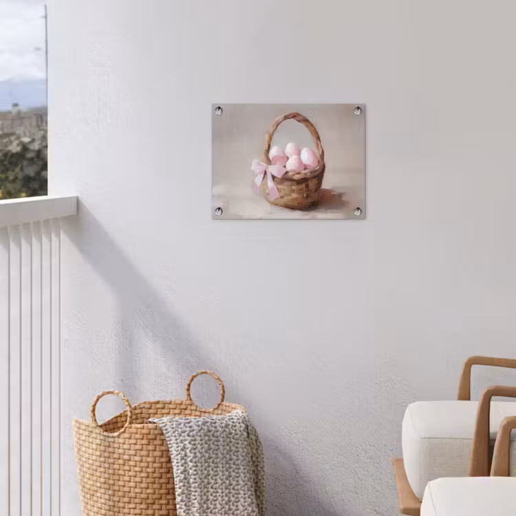 Tuinposter - Mand - Eieren - Roze — 3