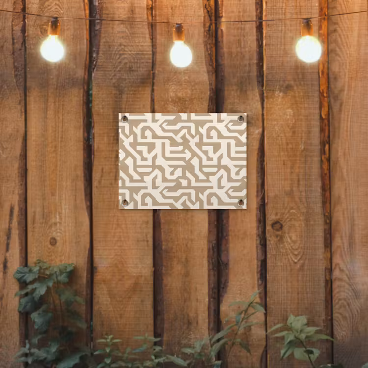 Tuinposter - Modern - Abstract - Beige — 2