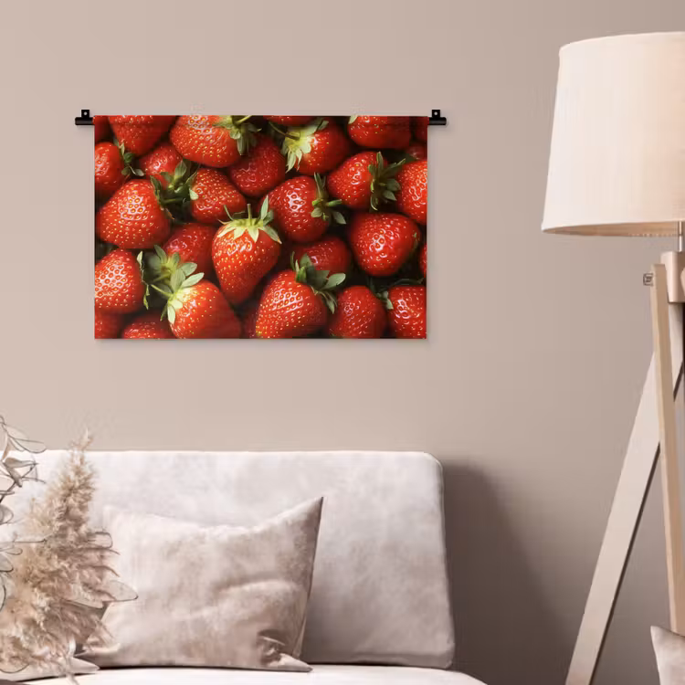 Wandkleed - Aardbei - Fruit - Rood — 2