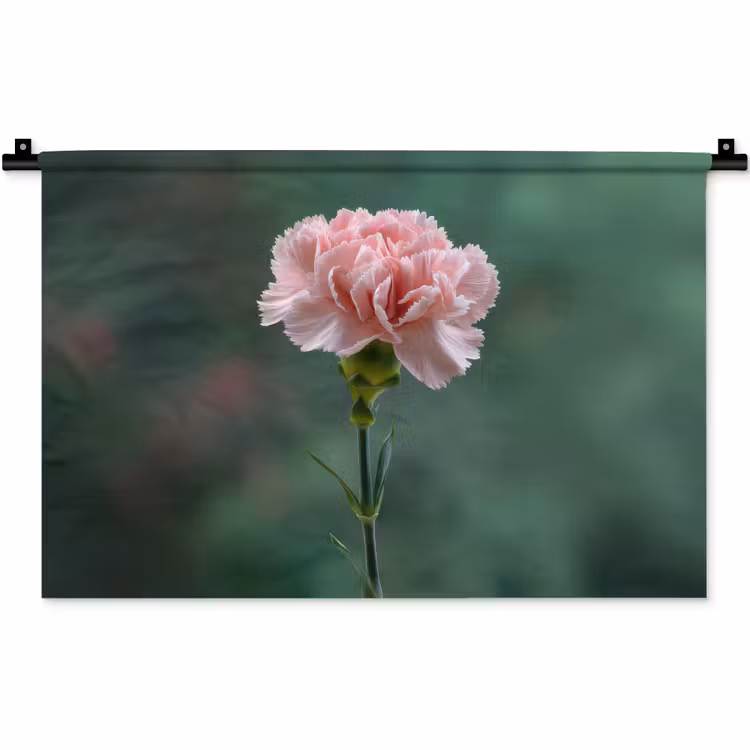 Wandkleed - Anjer - Roze - Bloemblaadjes — 1