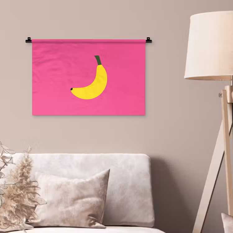Wandkleed - Banaan - Geel - Fruit — 2