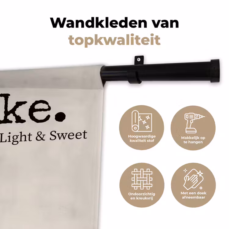 Wandkleed - Cupcake - Zoet - Kers — 3