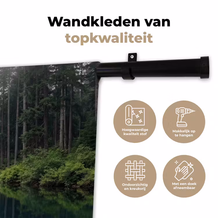 Wandkleed - Bergen - Meer - Bos — 3