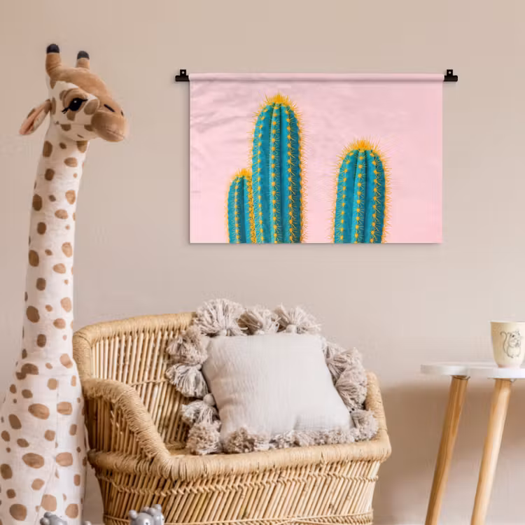 Wandkleed - Cactussen - Modern - Pastel — 5