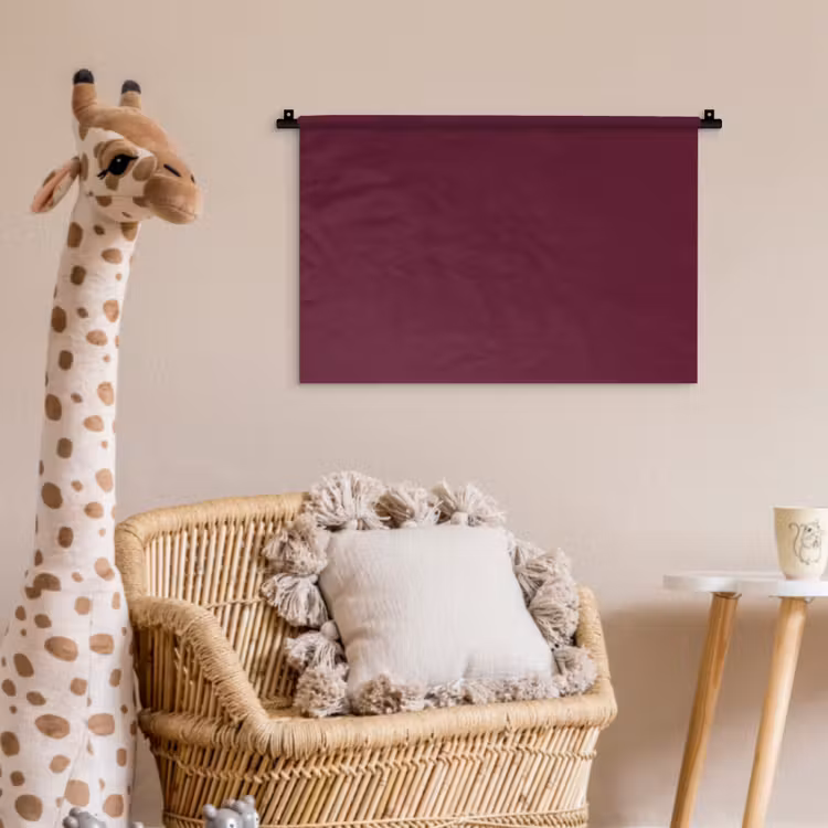 Wandkleed - Deep - Plum - Paars — 5