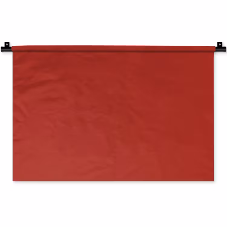 Wandkleed - Deep - Crimson - Rood — 1