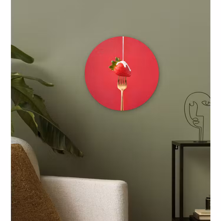 Wandcirkel - Glas - Fruit - Room - Modern — 3