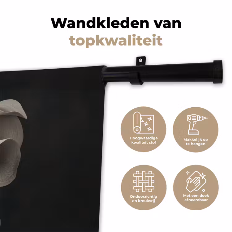 Wandkleed - Modern - Vrouw - Hoed — 3