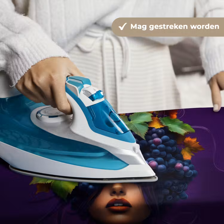 Wandkleed - Vrouw - Paars - Druiven — 6