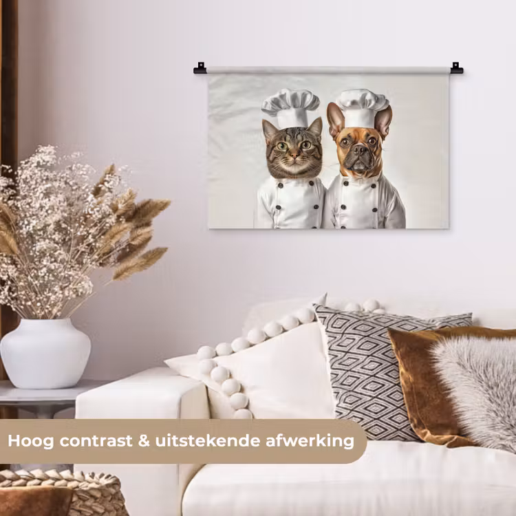 Wandkleed - Kat - Hond - Kokskleding — 4