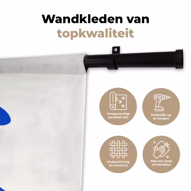 Wandkleed - Lichaam - Abstract - Blauw — 3