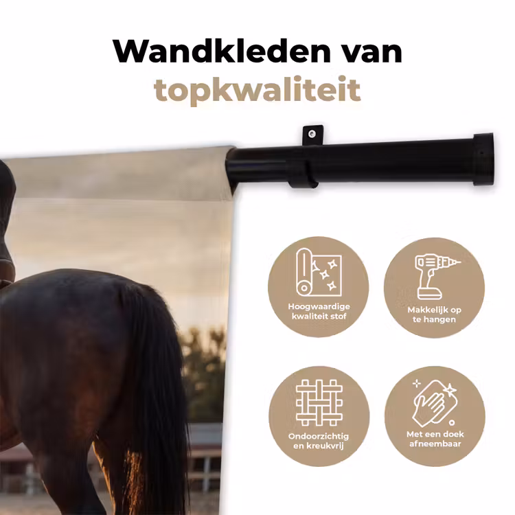 Wandkleed - Harmonie - Ruiter - Zon — 3