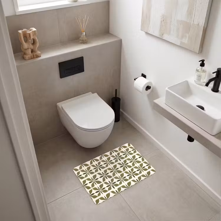 WC Mat - Botanisch - Retro - Groen — 6