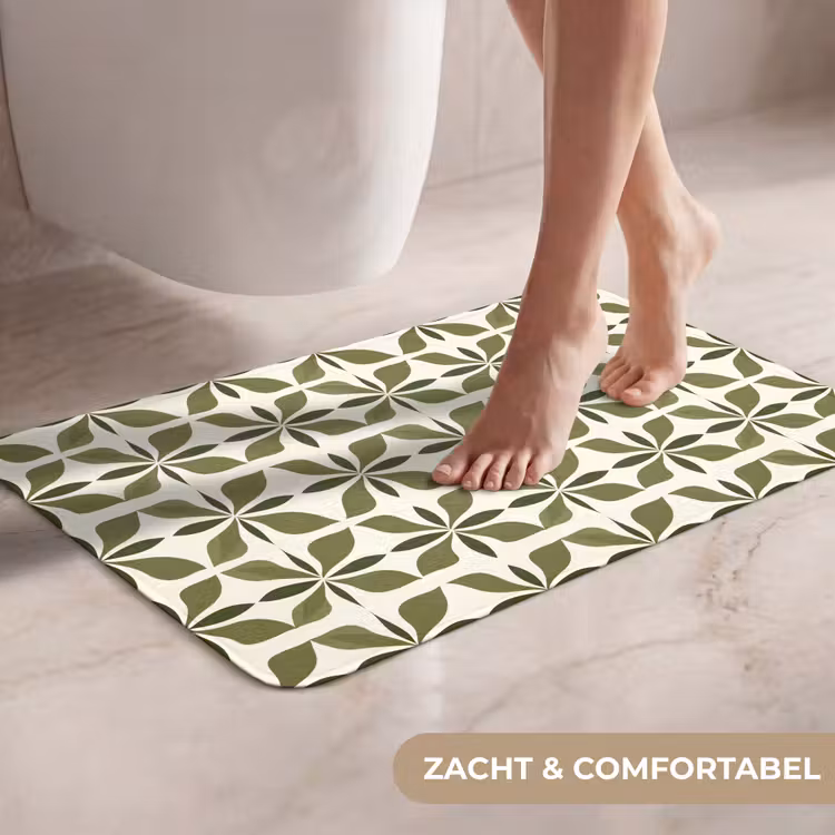 WC Mat - Botanisch - Retro - Groen — 7