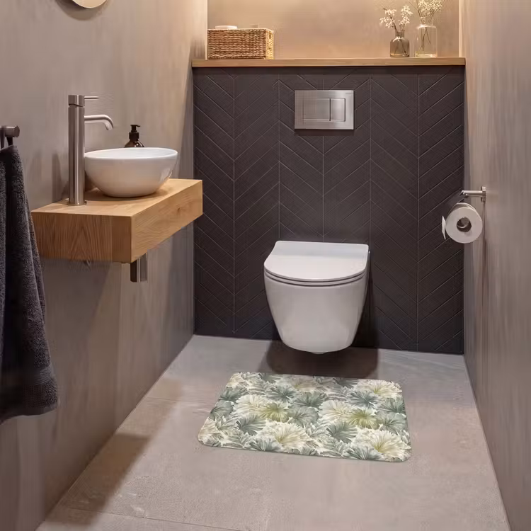 WC Mat - Bladeren - Botanisch - Groen — 2