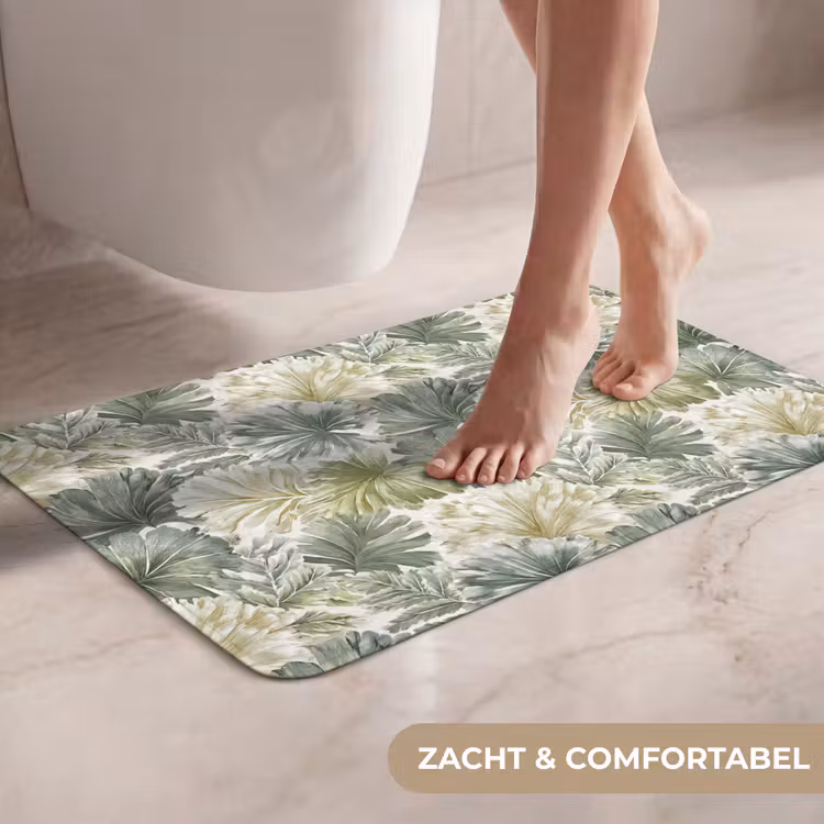 WC Mat - Bladeren - Botanisch - Groen — 7
