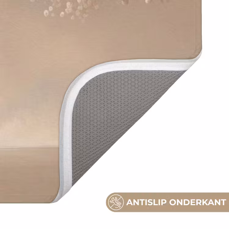 WC Mat - Bloesems - Wit - Boot - Minimalistisch — 3