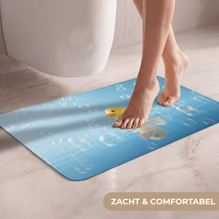 WC Mat - Bubbels - Badeend - Geel — 7