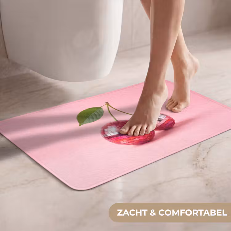 WC Mat - Disco - Kersen - Roze — 7