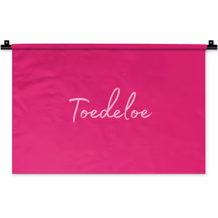 Wandkleed - Toedeloe - Roze — 1