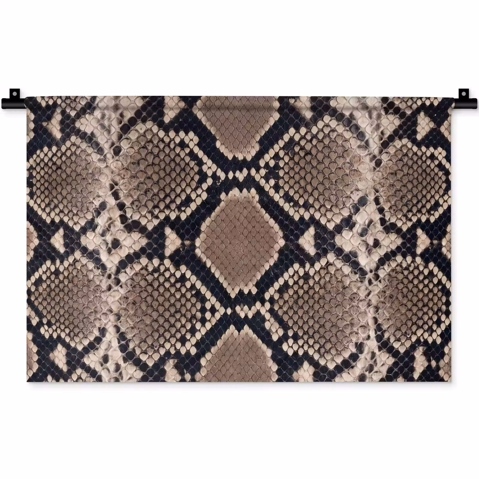 Wandkleed - Slangenprint - Python - Bruin — 1