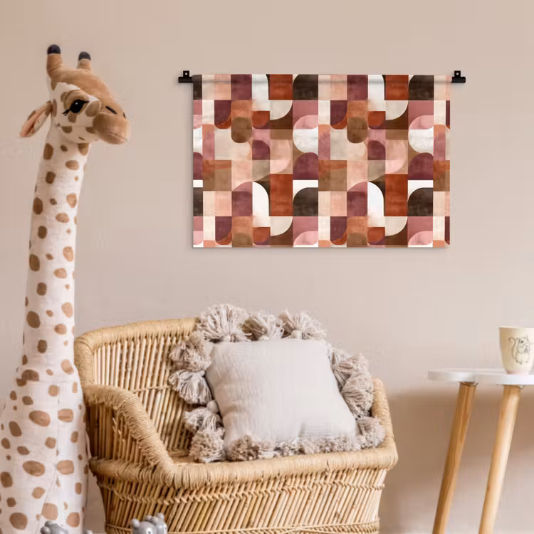 Wandkleed - Geometrie - Modern - Retro — 5