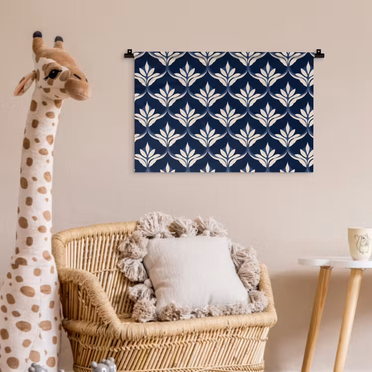 Wandkleed - Modern - Ontwerp - Blauw — 5