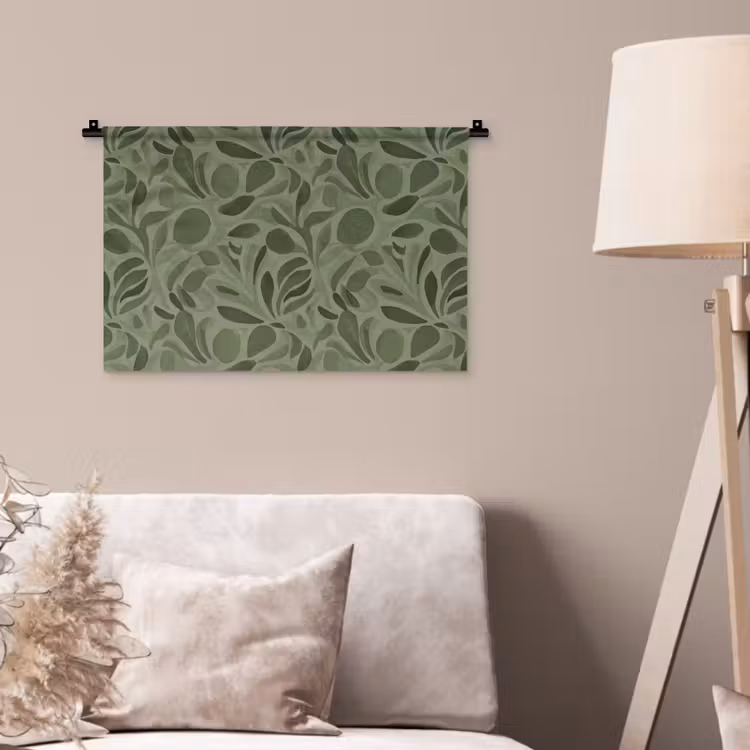 Wandkleed - Sereen - Bladeren - Groen — 2