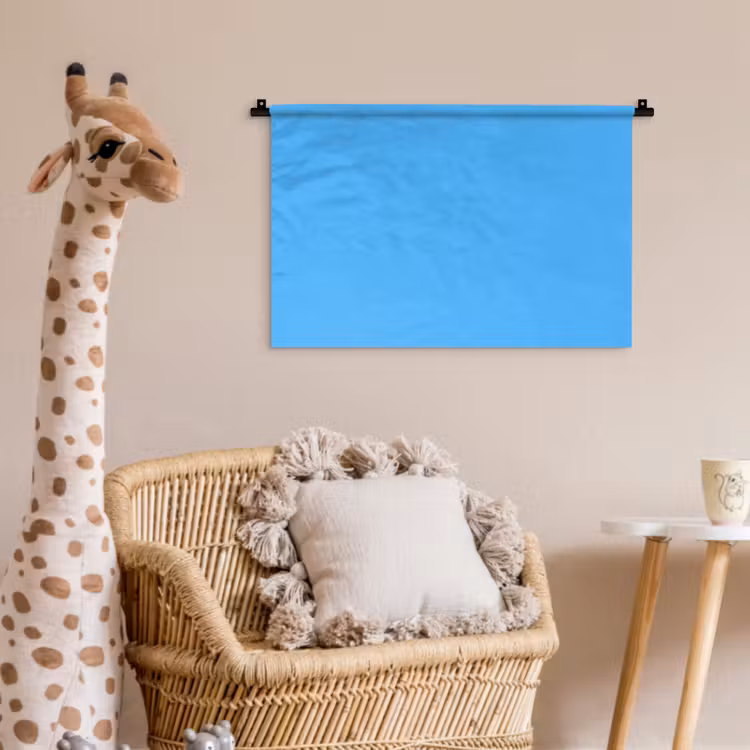 Wandkleed - Sky - Blue - Blauw — 5