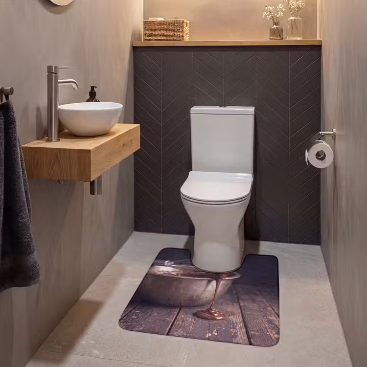 WC Mat - Chocolade - Beslag - Eten — 2