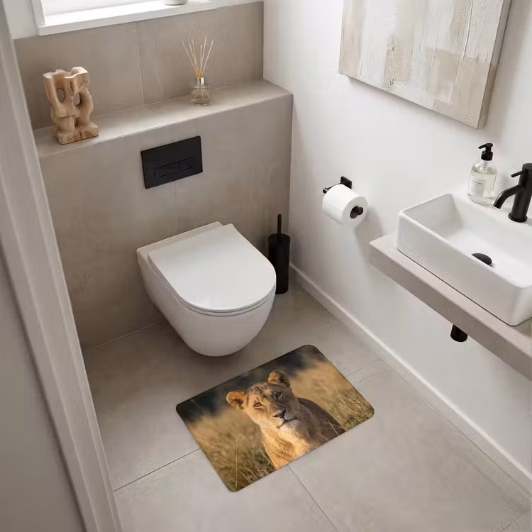 WC Mat - Leeuwin - Gras - Geel — 6