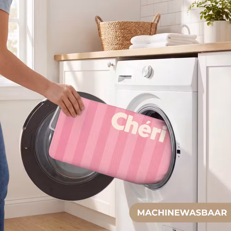 WC Mat - Gestreept - Roze - Chéri — 5