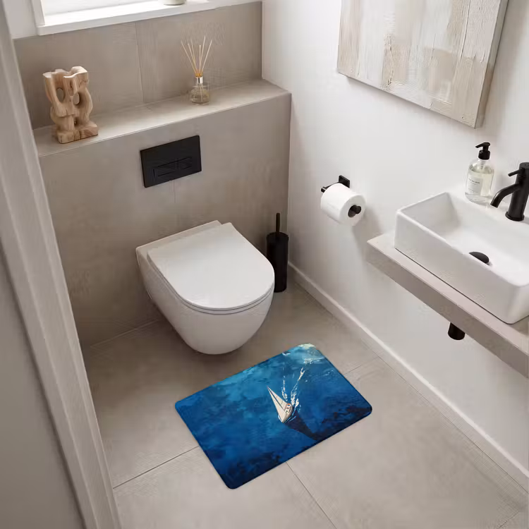 WC Mat - Zeilboot - Water - Abstract - Schaduw — 6
