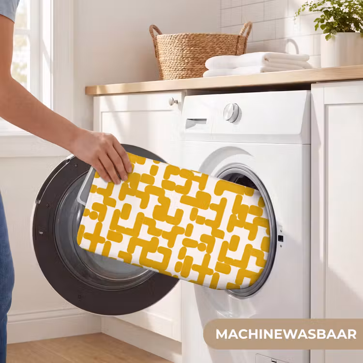WC Mat - Geel - Beige - Patroon — 5