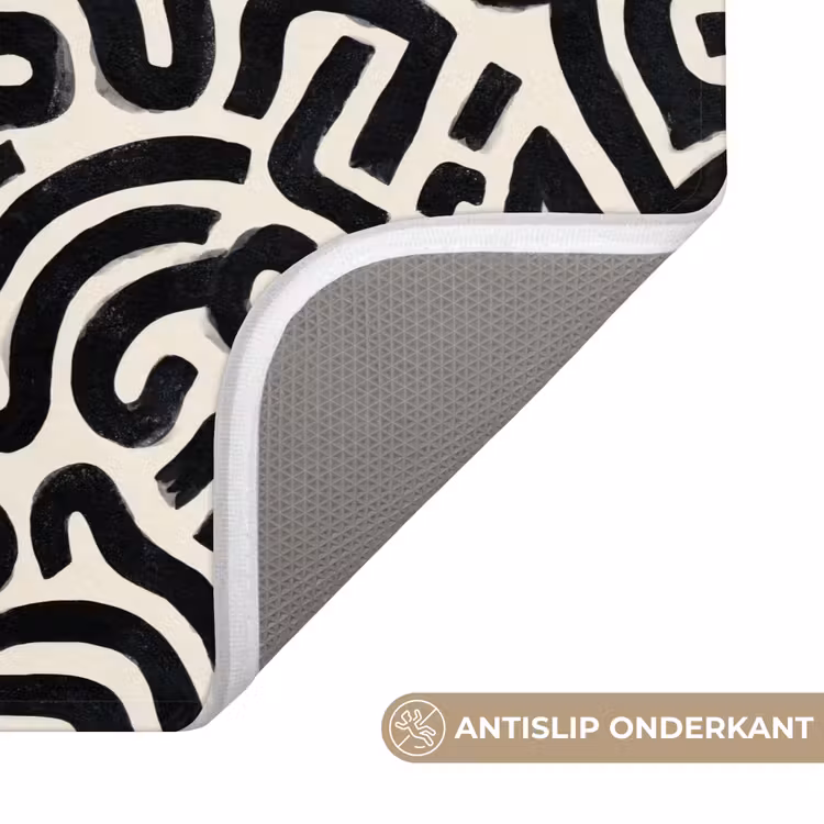 WC Mat - Modern - Abstract - Zwart — 3