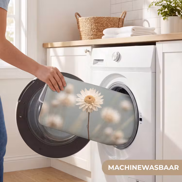 WC Mat - Strobloemen - Wit - Daglicht — 5