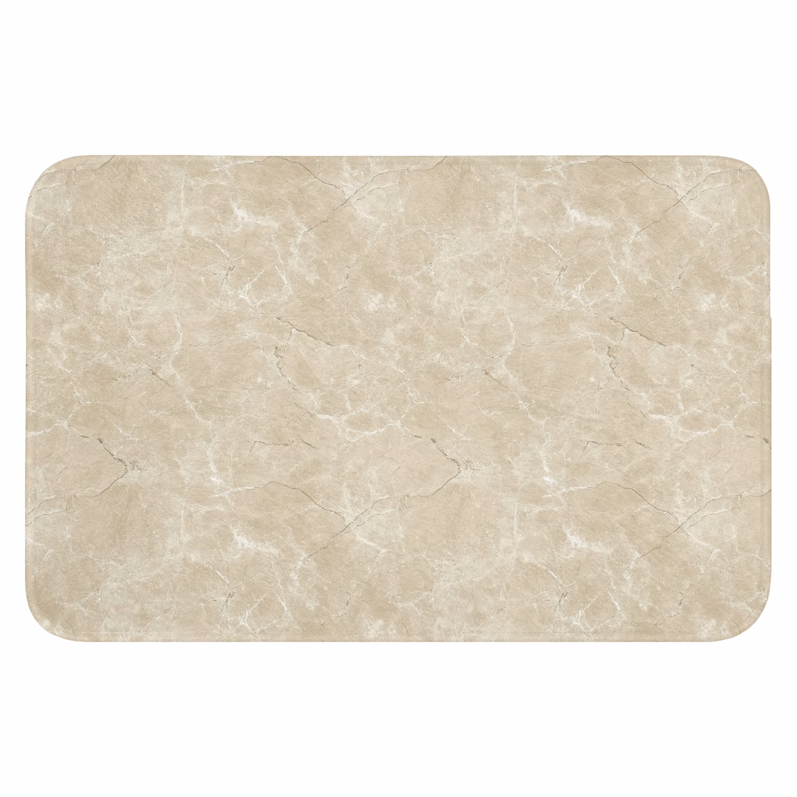 WC Mat - Lichtbeige - Marmer - Diffusie adering — 1