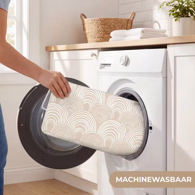 WC Mat - Golven - Structuur - Beige — 5