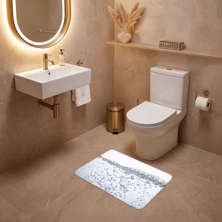 WC Mat - Luchtbellen - Water - Dynamisch — 4