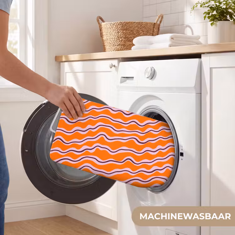 WC Mat - Retro - Golvend - Oranje — 5