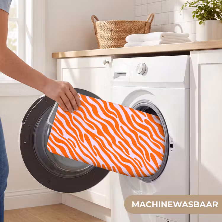 WC Mat - Strepen - Dynamisch - Oranje — 5