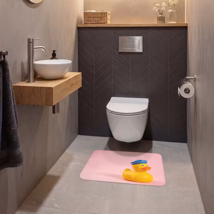 WC Mat - Matroos - Eend - Roze — 2