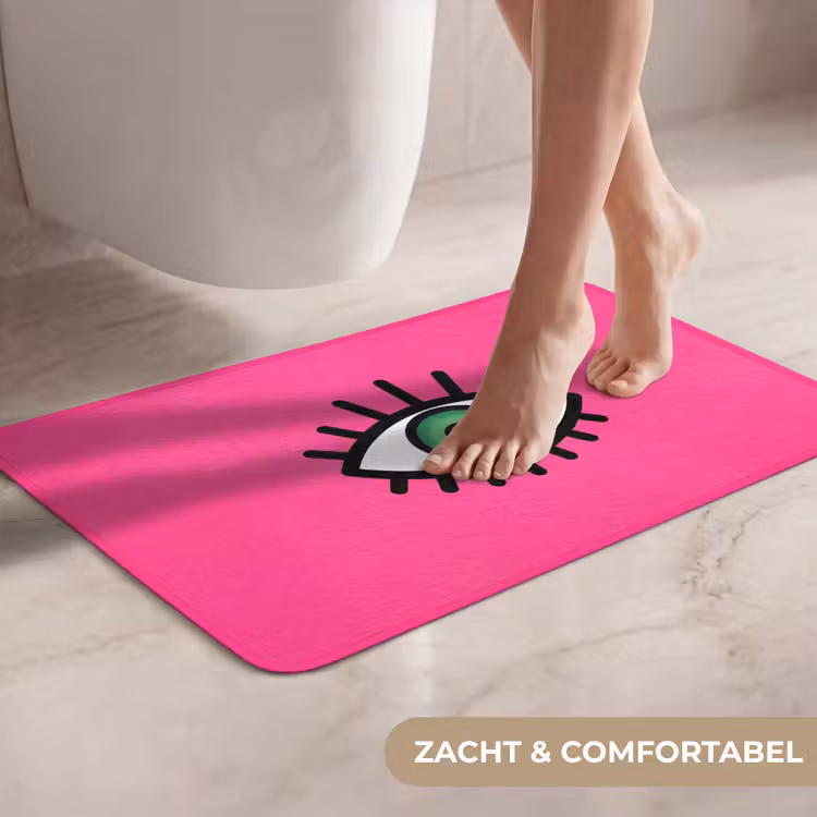 WC Mat - Minimalistisch - Oog - Roze — 7