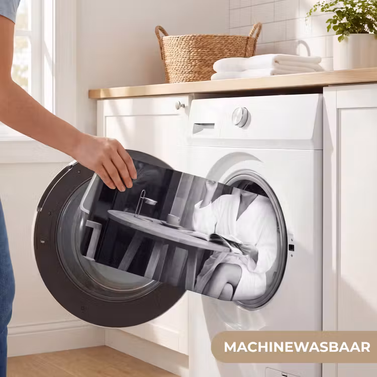 WC Mat - Modern - Vrouw - Zwart - Wit — 5